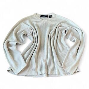 Vintage Brandini V-Neck Ivory/Cream Sweater – Size M